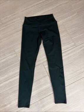 Dark green alo yoga full length leggings